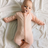 Coral Zippy Romper