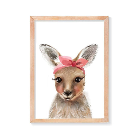 Cute Kangaroo Wall Art