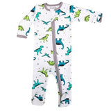 Dino Elephant Zipsuit 2pk