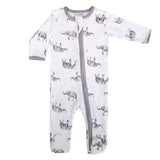 Coral & Elephants Romper 2pk