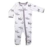 Elephant Animals Zipsuit 2pk