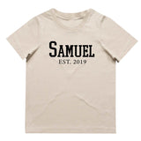 Established Boy Tee | Personalised | 8 Colours