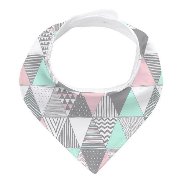 Geometric Bandana Bib
