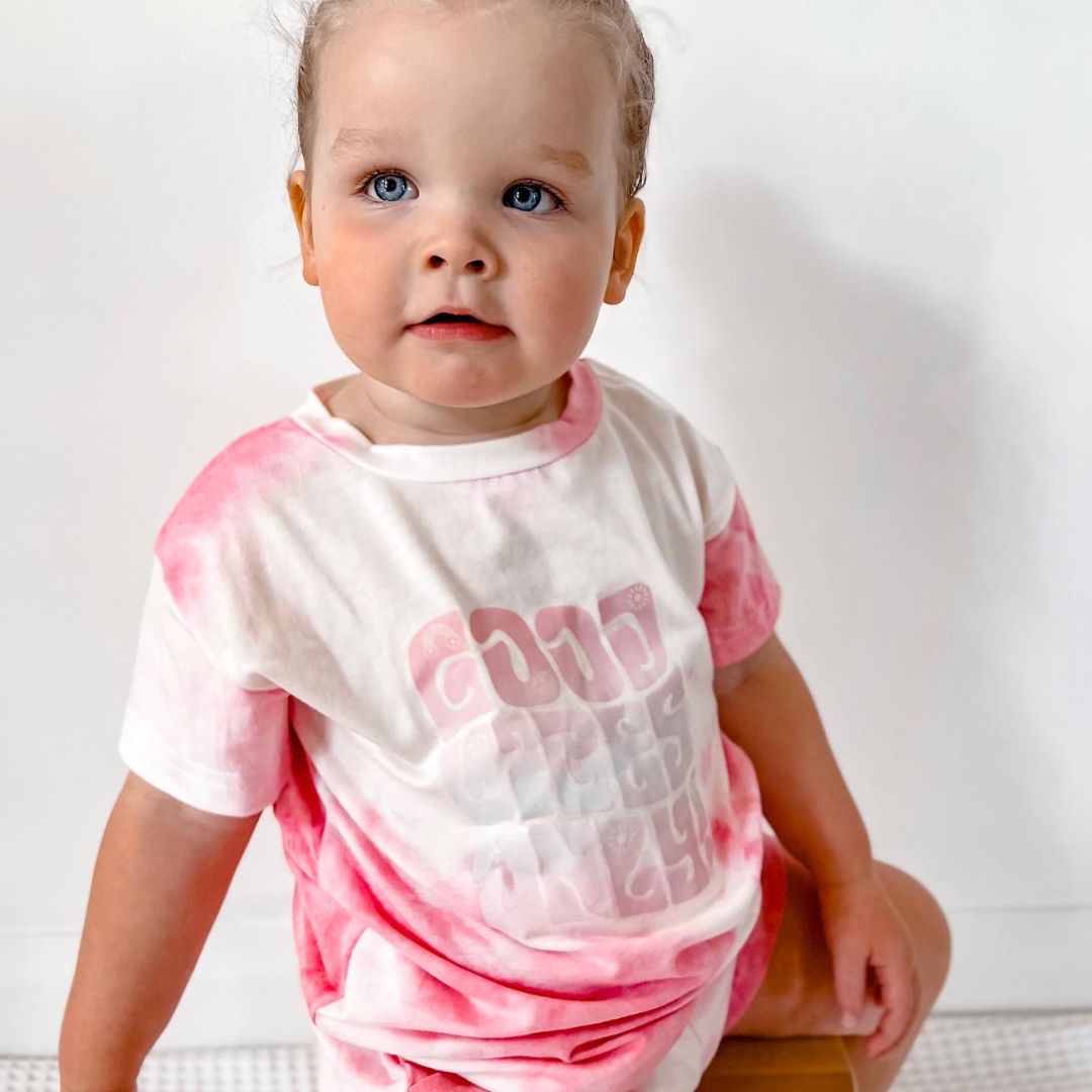 Good Vibes Tie Dye | Pink