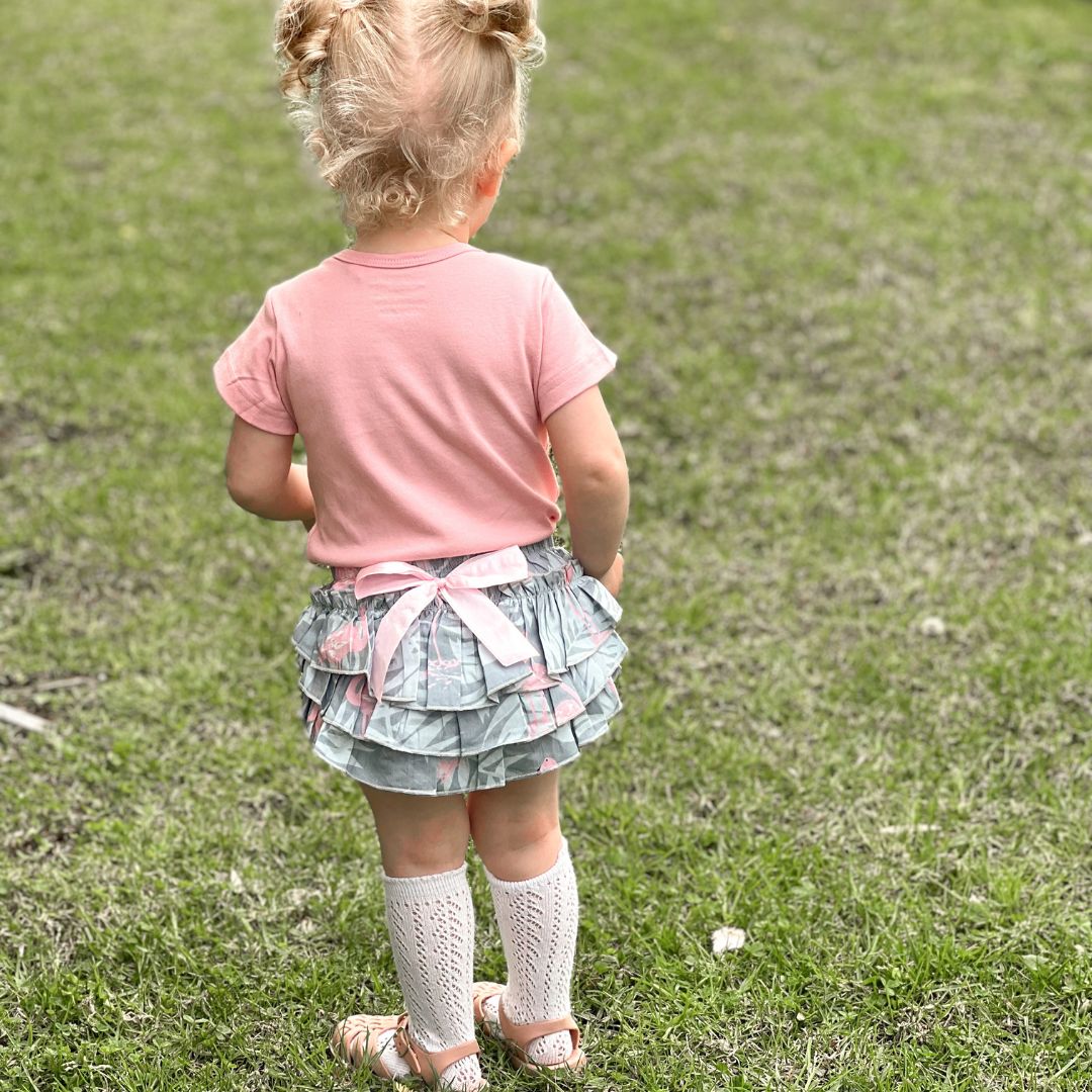 Flamingo Ruffle Bloomers Outfit
