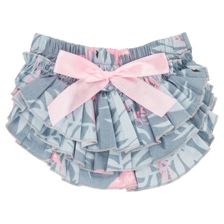 Flamingo Ruffle Bloomers Grey