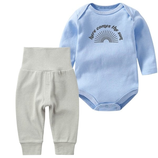 Here Comes The Sun | Blue & Grey Set