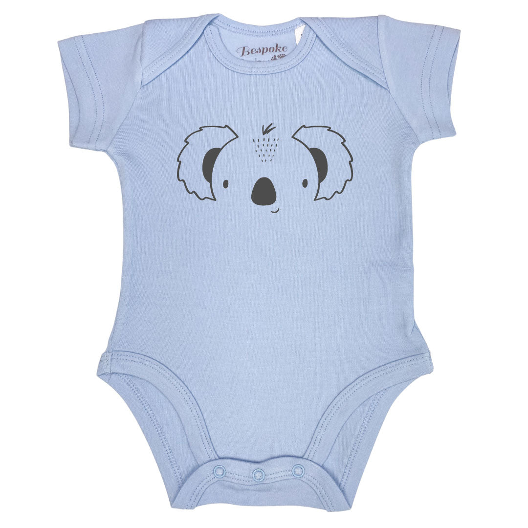 Koala Head Australian Baby Bodysuit Baby Clothes Online Bespoke Baby Kids