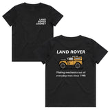 Land Rover Mechanic T-Shirt - Adults | 6 Colours