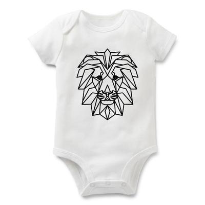 Lion Bodysuit + Camo Shorts