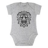 Lion Bodysuit + Blue Shorts