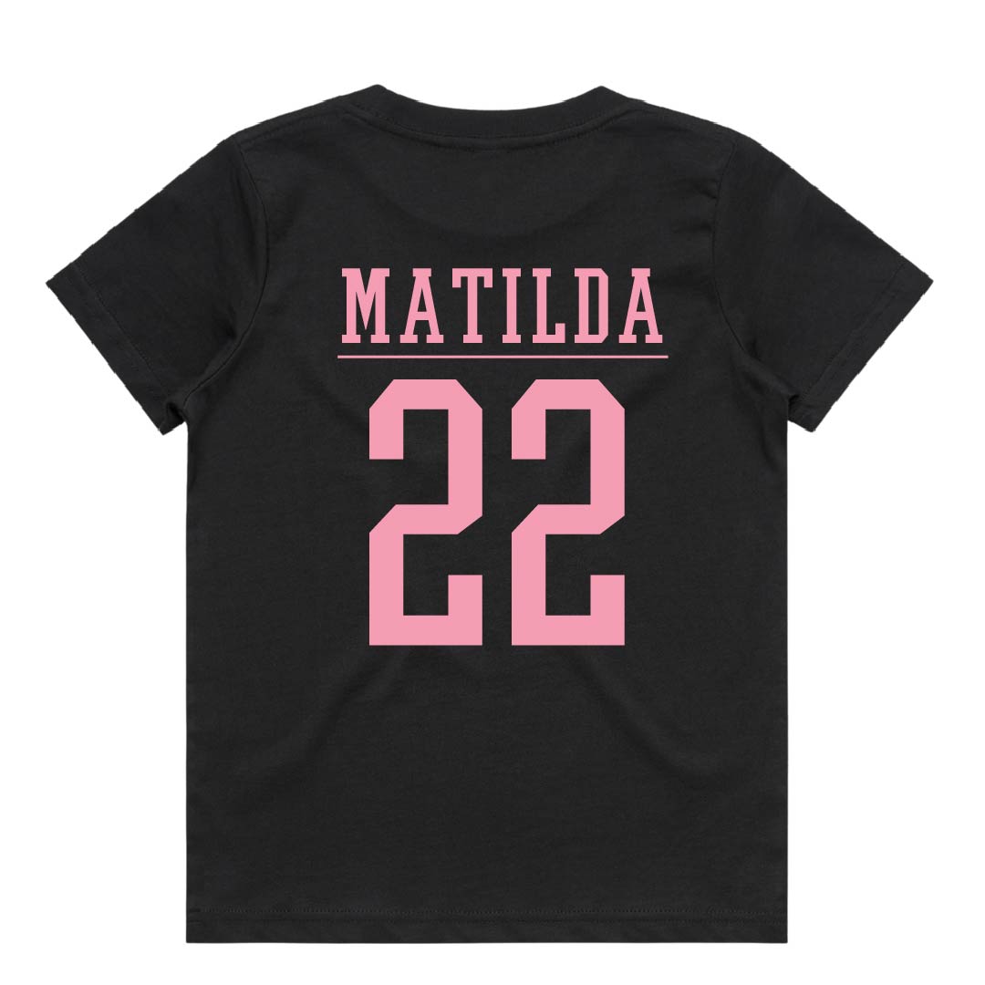 Name & Year Tee | Girls | Personalised | 3 Colours