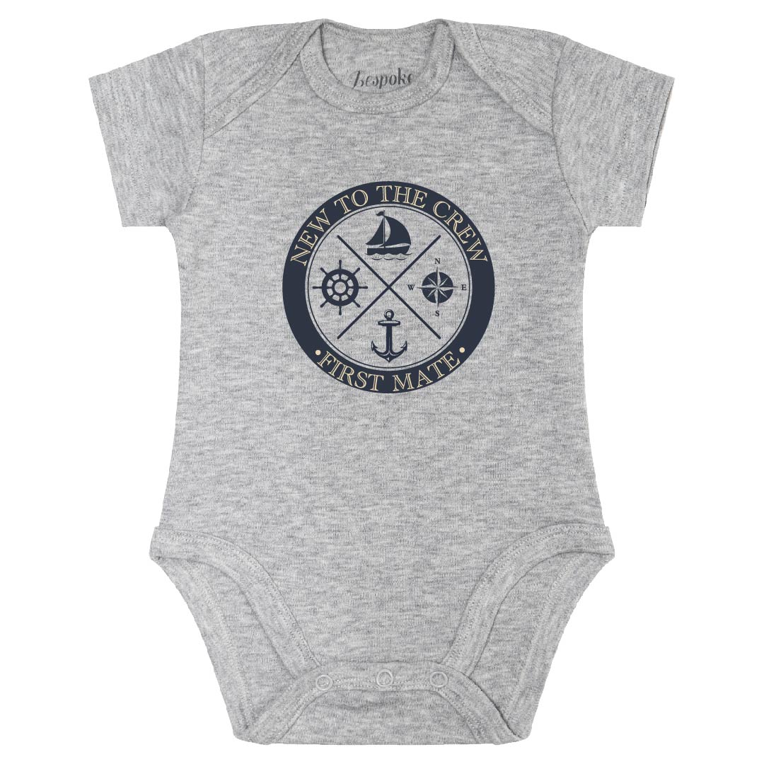 Nautical New to the Crew Onesie | 3 Colours