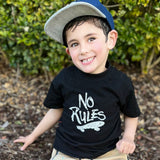 No Rules Skater Tee | Black or White