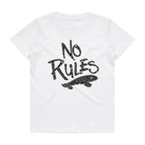 No Rules Skater Tee | Black or White