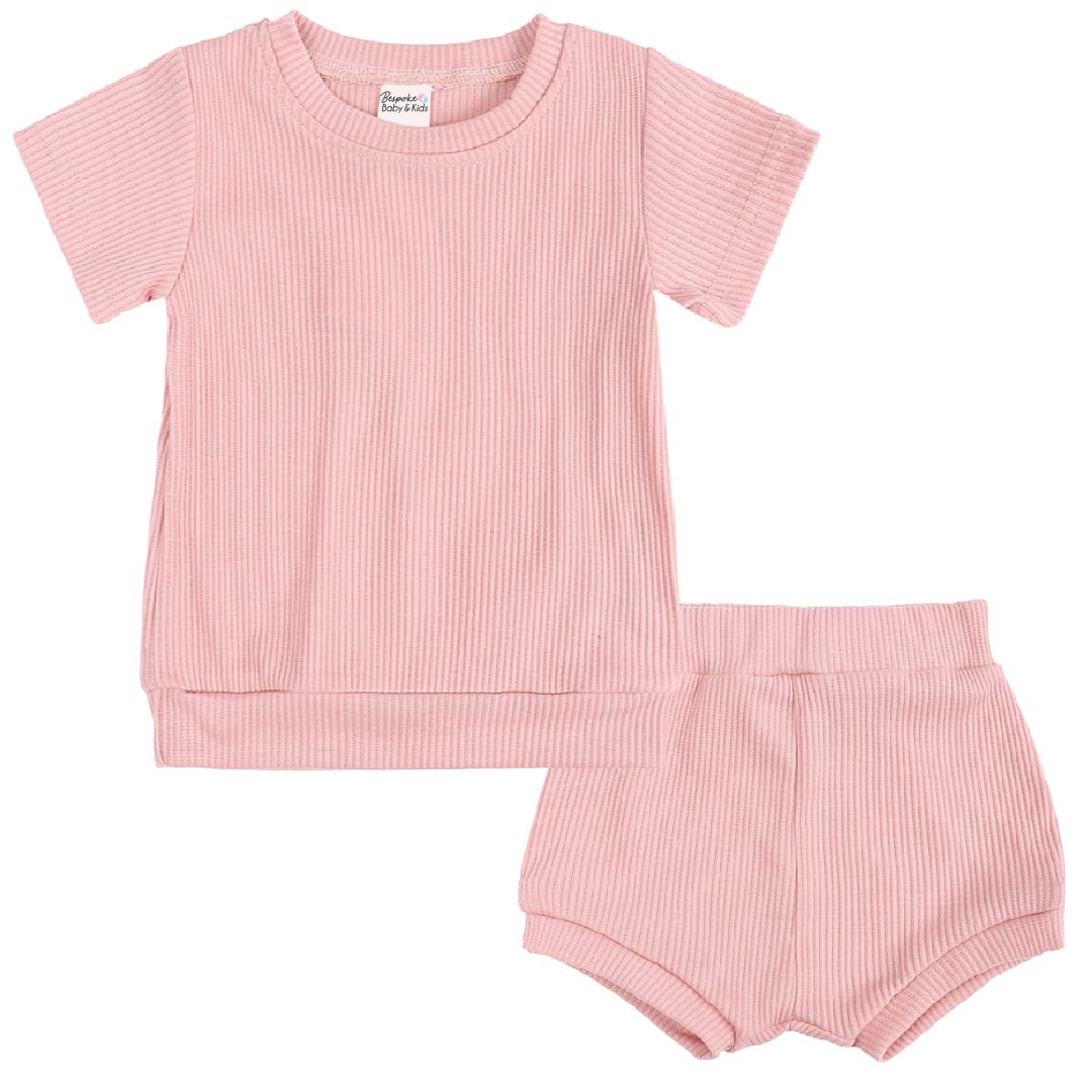 Ribbed Set | Candy Pink
