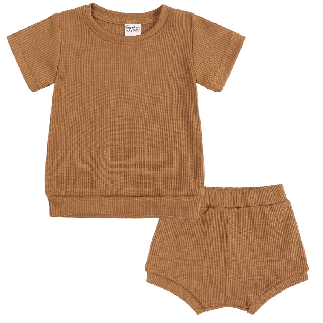 Ribbed Set | Rust