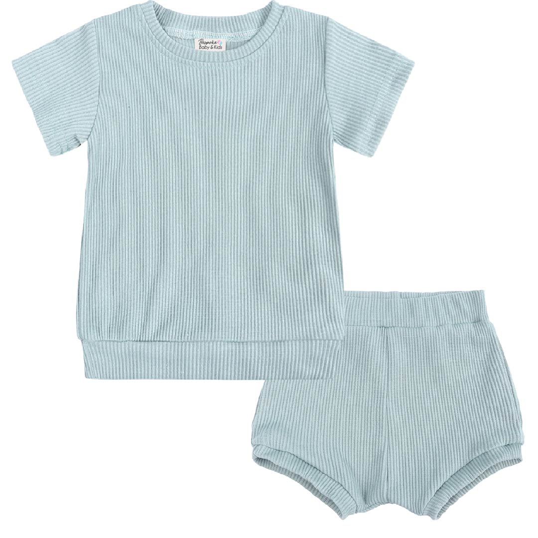 Ribbed Set | Sea Foam