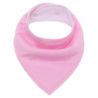 Bibs 4 Pk Herringbone Pink Butterfly Grey