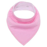 Bibs 4 Pk Herringbone Pink Butterfly Grey