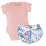 Flamingo Ruffle Bloomers Outfit