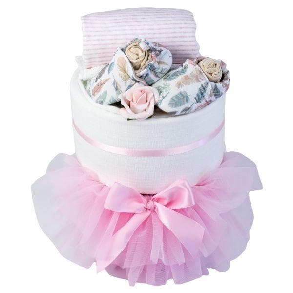 Pink Tutu Nappy Cake