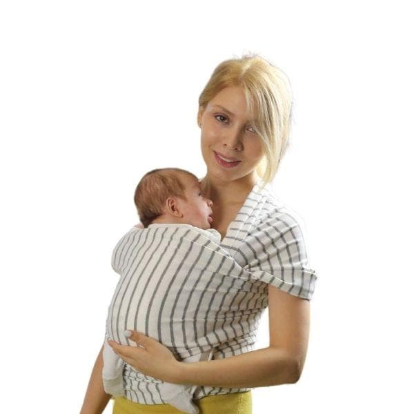 Pinstripe Grey & White Carrier Wrap