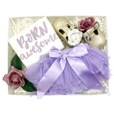 Born Awesome Purple Gift Box