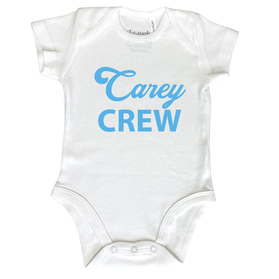 Custom Crew | White Bodysuit | 8 Colours