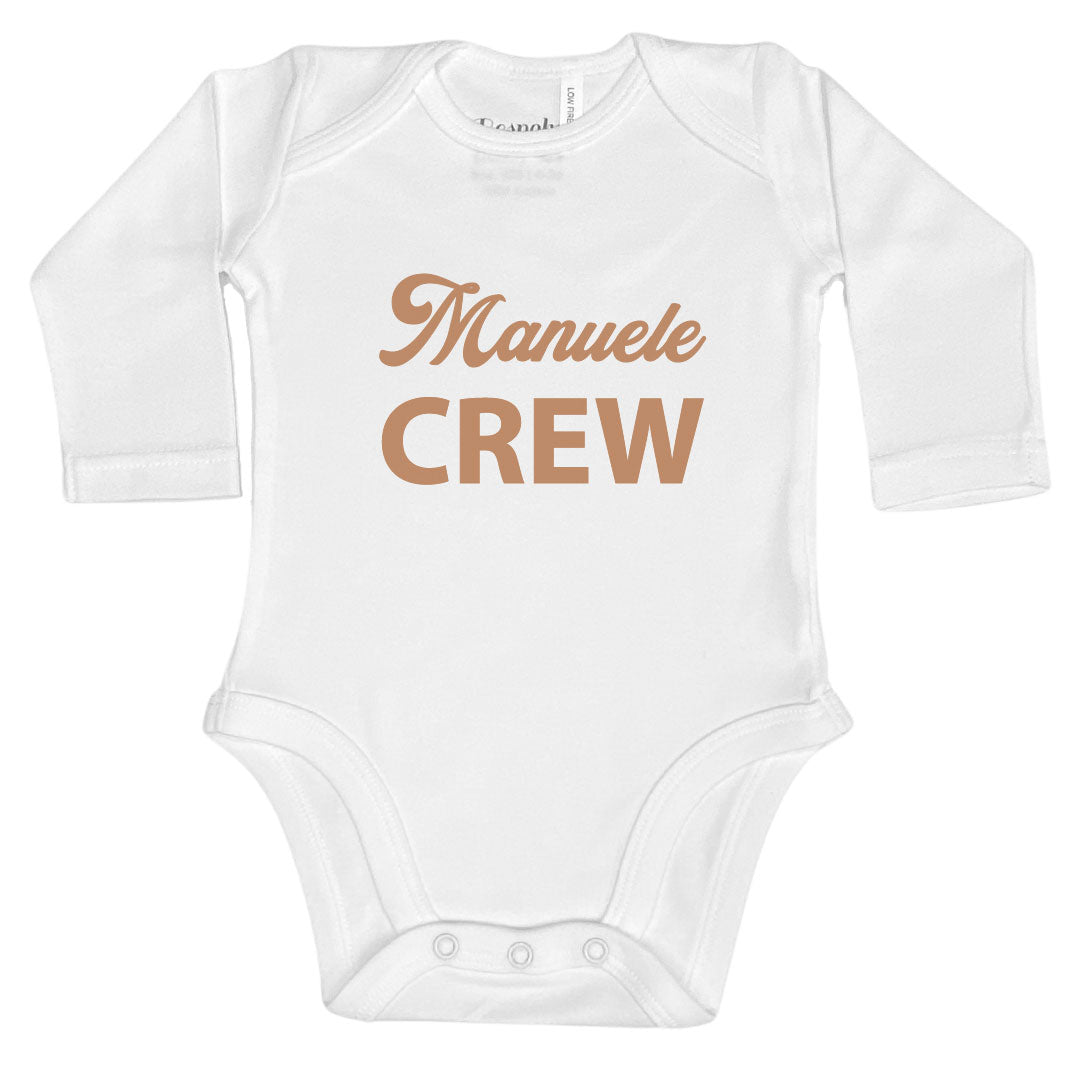 Custom Crew | White Bodysuit | 8 Colours