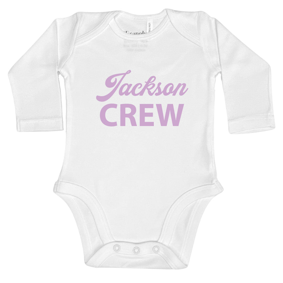 Custom Crew | White Bodysuit | 8 Colours