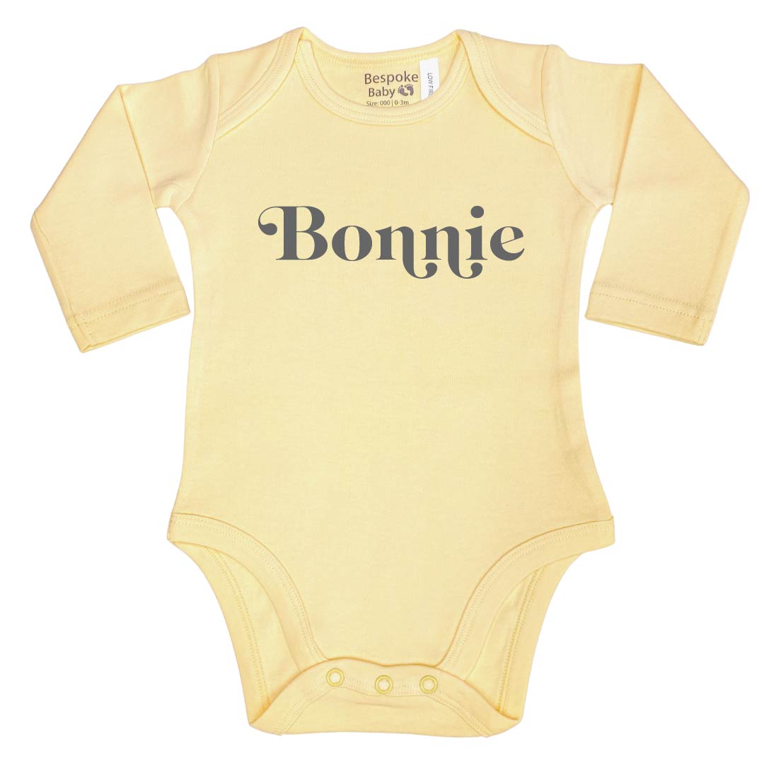 Personalised Bodysuit | Style 3 | 3 Colours
