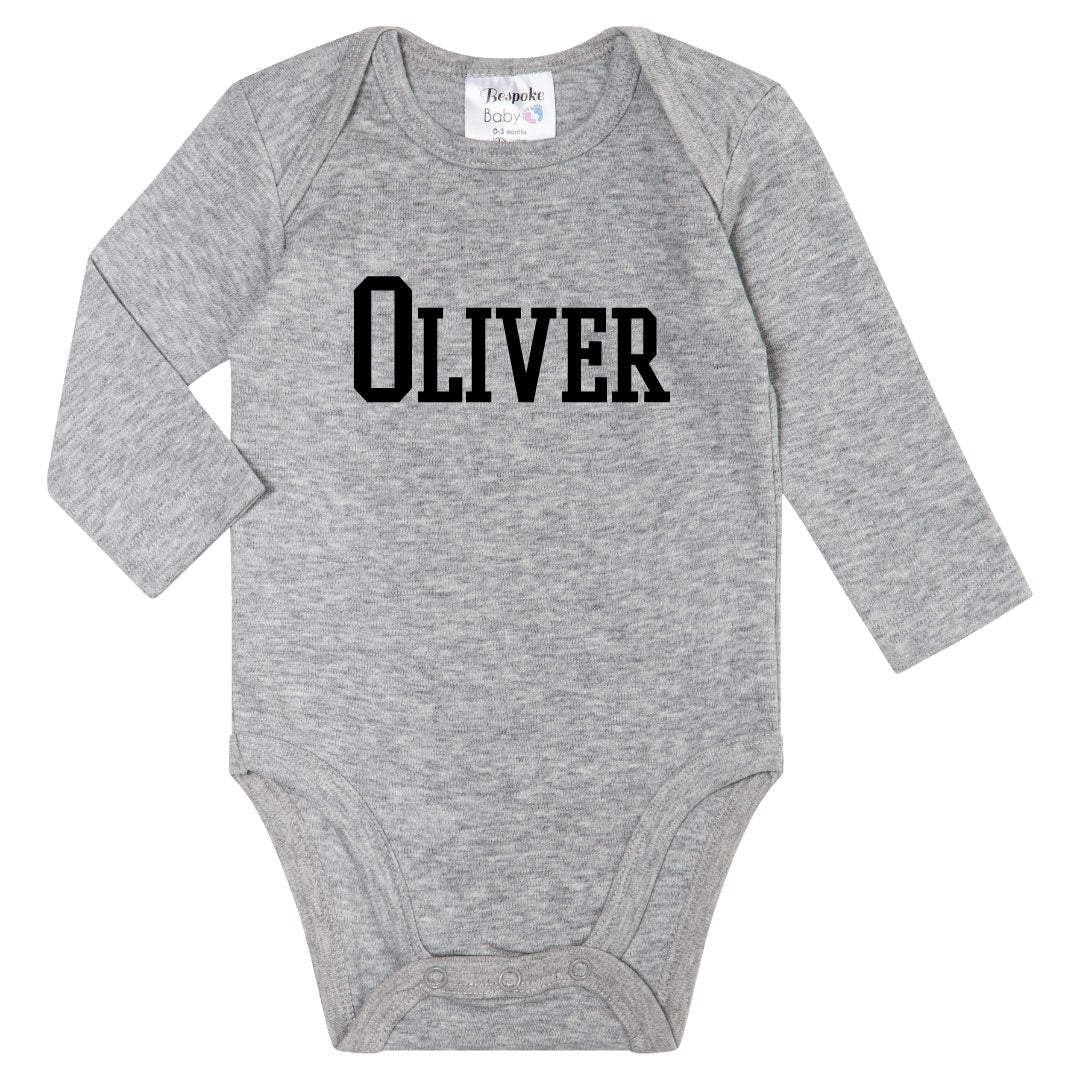 Personalised Bodysuit | Style 4 | 4 Colours