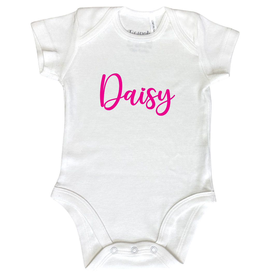 Personalised Bodysuit | Style 5 | 4 Colours