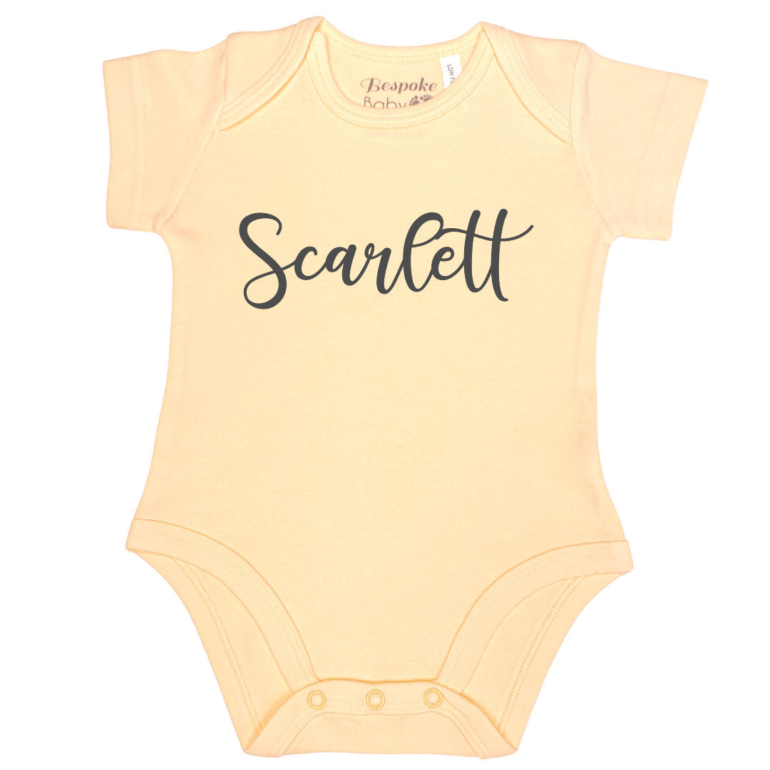 Personalised Bodysuit | Style 5 | 4 Colours