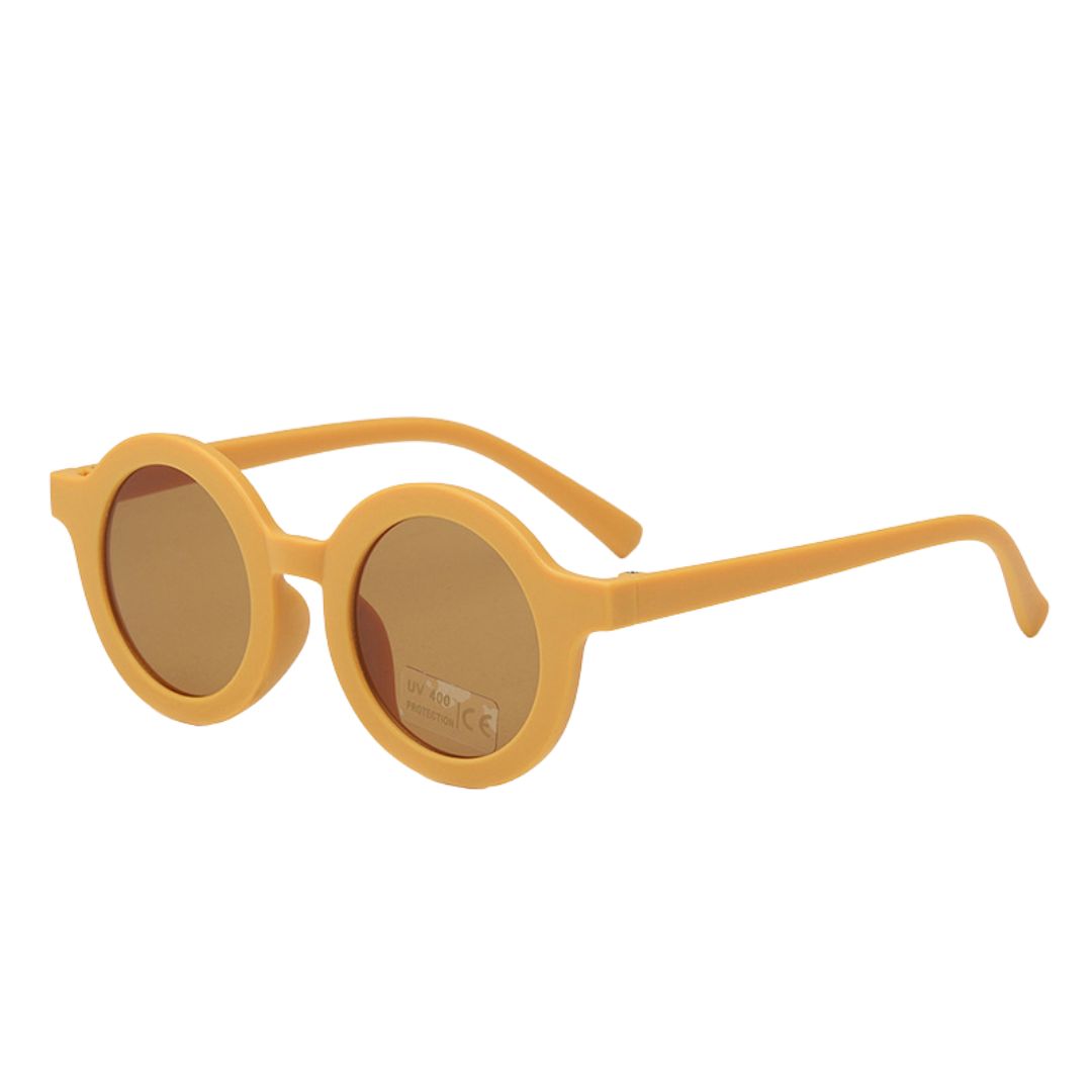 Retro Kids Sunglasses | Mustard