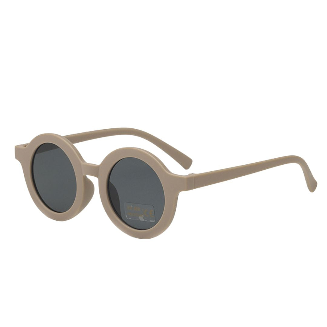 Retro Kids Sunglasses | Taupe