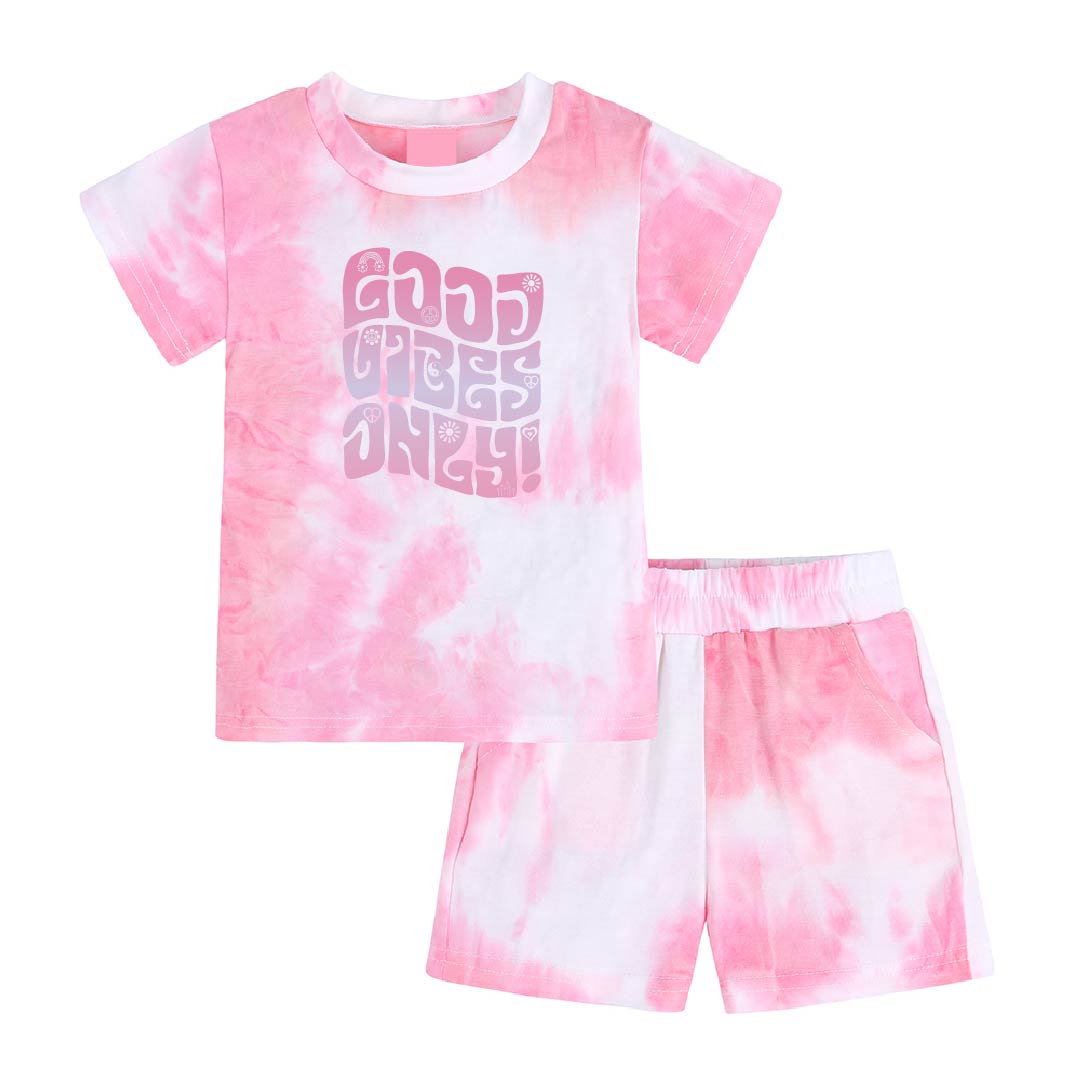 Good Vibes Tie Dye | Pink