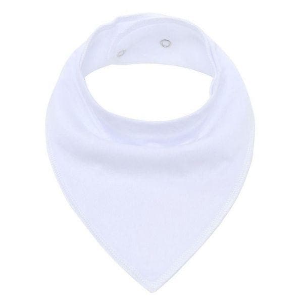 White Bandana Bib