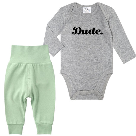 Dude | Grey & Green Set