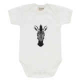 Zebra Head | White Bodysuit