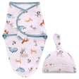 Swaddle Set. Baby Swaddle Wrap. Bespoke Baby Gifts, Baby Swaddle, online gifts, new baby gifts, swaddle bag, baby present ideas, unisex gifts, baby beanies, baby gift delivery, baby girl beanies, baby boy beanies,  