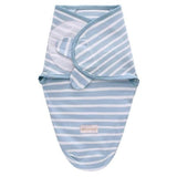 Blue and Grey Stripes Swaddle 2pk