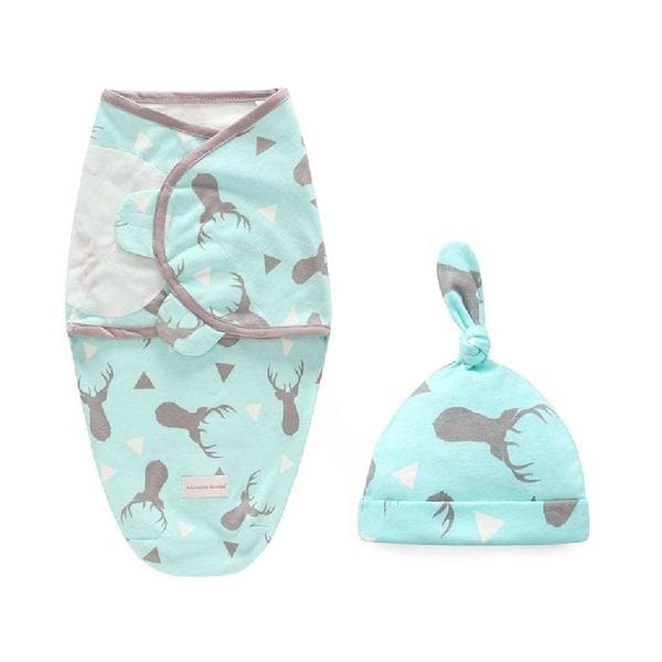 Deer Swaddle Set Baby Swaddle Wrap Bespoke Baby Gifts