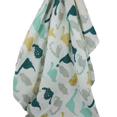 Baby Steps in Black Dinosaur Wrap Nappy Cake
