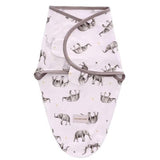 Floral Flamingo Elephants Swaddle 3pk