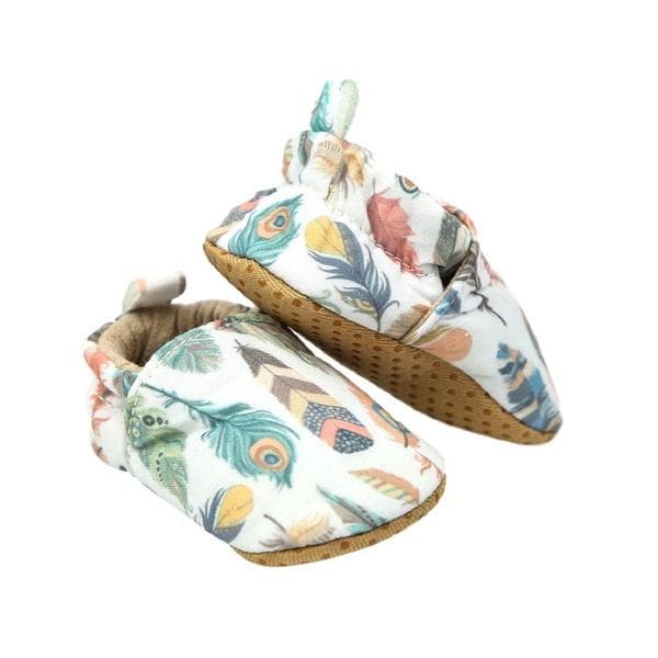Feather Baby Moccasins