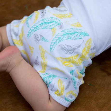 Feather Shorts - Baby Shower Gifts | Personalised Baby Gifts | Nappy Cakes