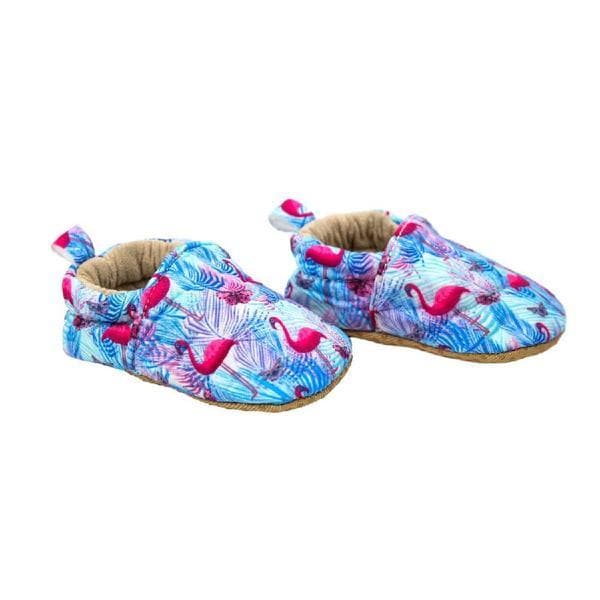 Flamingo Baby Moccasins