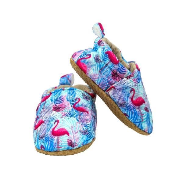 Flamingo Baby Moccasins